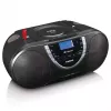 Προσωπικό CD player Lenco SCD-600 μαύρο ασημί DAB+ FM PLL