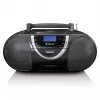 Προσωπικό CD player Lenco SCD-600 μαύρο ασημί DAB+ FM PLL