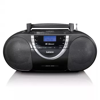 Προσωπικό CD player Lenco SCD-600 μαύρο ασημί DAB+ FM PLL