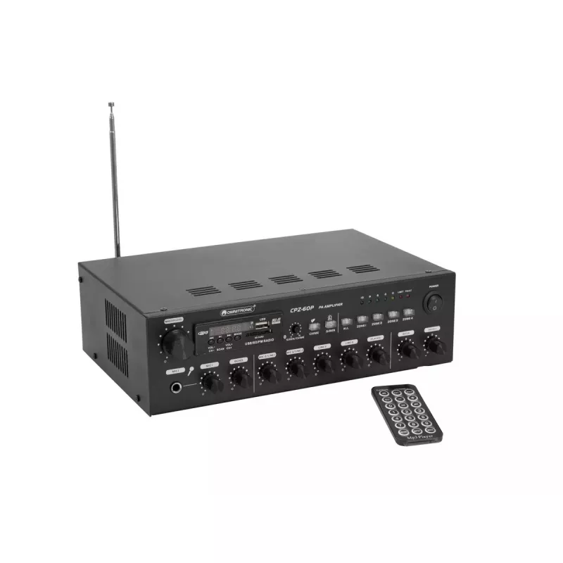 Ενισχυτής ήχου Omnitronic 80709703 Performance/Stage Μαύρο