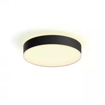 Philips Hue White ambience Enrave μεσαίο φωτιστικό οροφής, έξυπνο φωτιστικό οροφής, Bluetooth, μαύρο, LED, μέταλλο, μη αντικαταστάσιμος λαμπτήρας