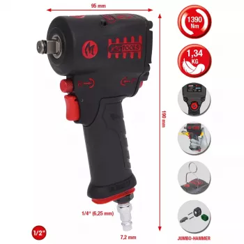 Επαναφορτιζόμενο κρουστικό κατσαβίδι KS Tools 515.1270