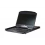 ATEN 16P Short Depth Single Rail LCD KVM SW, 47 cm (18,5 inch), 1366 x 768 Pixel, TFT-LCD, 250 cd/m², 1000:1, 170°