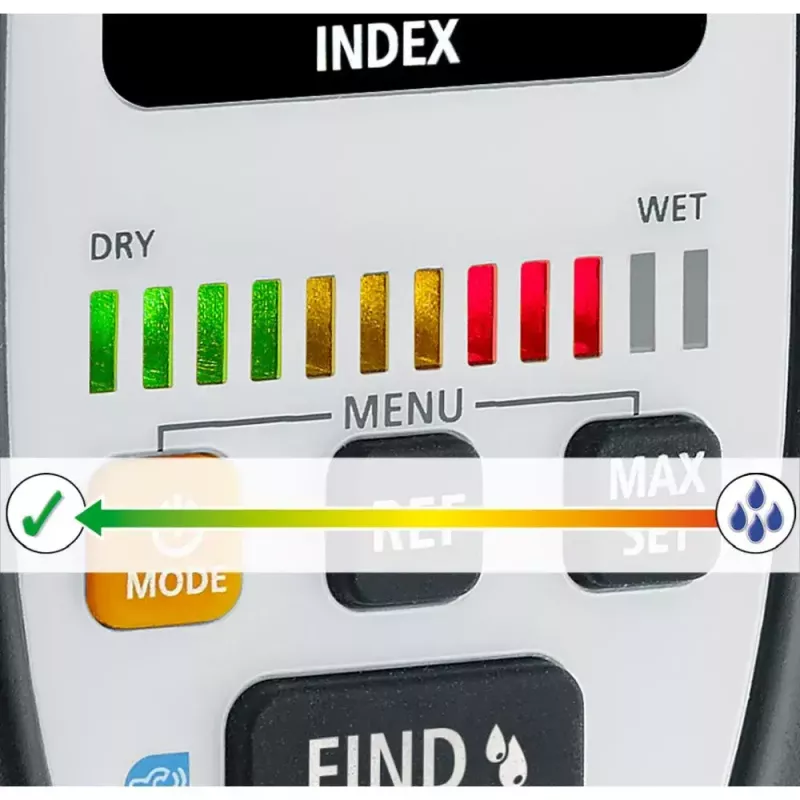 Laserliner MultiWet-Finder Plus ηλεκτρονικό υγρόμετρο μαύρο λευκό ψηφιακή οθόνη