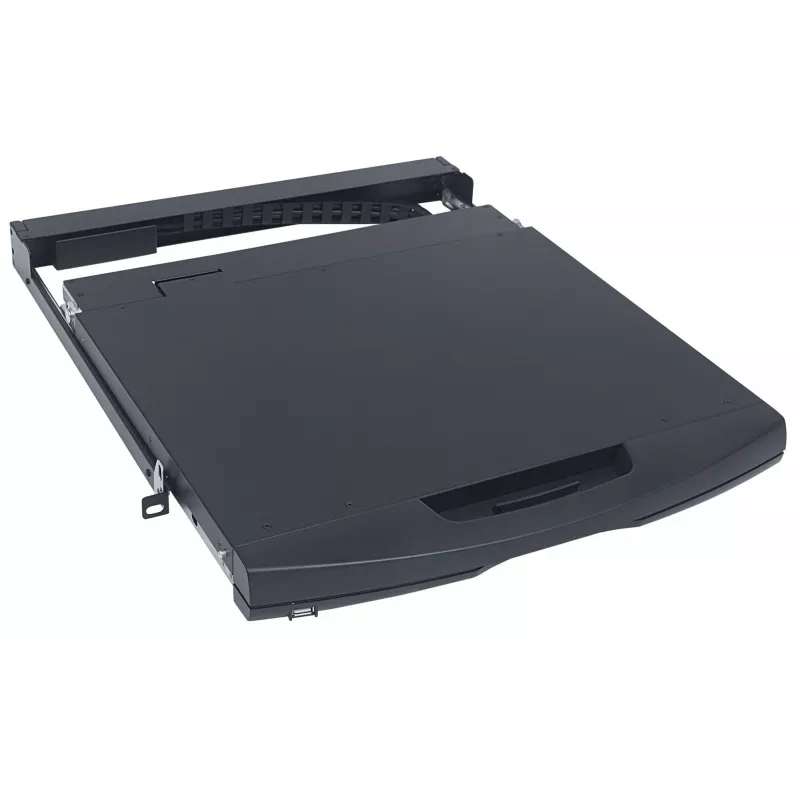 Intellinet 508025 κονσόλα rack 43,2 cm (17 ίντσες) 1280 x 1024 pixel μαύρο 1U