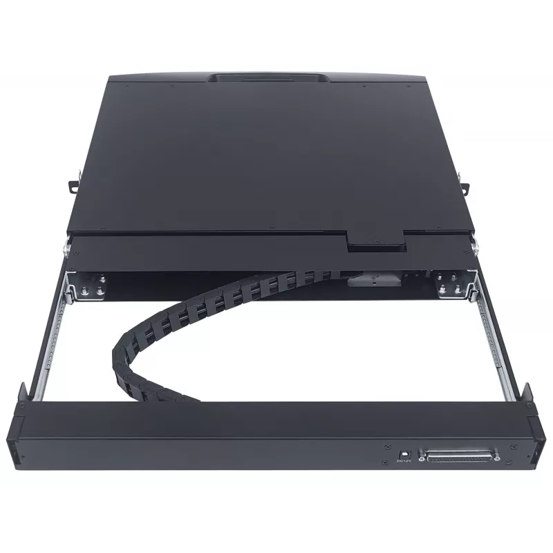 Intellinet 508025 κονσόλα rack 43,2 cm (17 ίντσες) 1280 x 1024 pixel μαύρο 1U