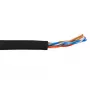 Καλώδιο patch ACT CAT5E U/UTP λεπτόκλωνο μαύρο 305 m