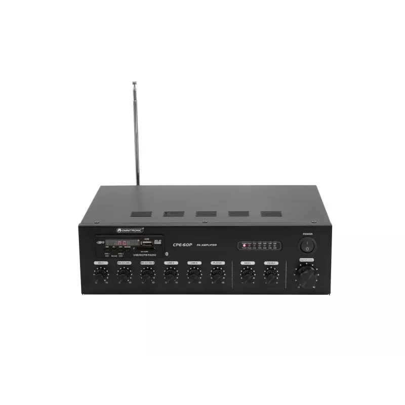 Ενισχυτής Ήχου Omnitronic 80709606 Performance/Σκηνή Μαύρο