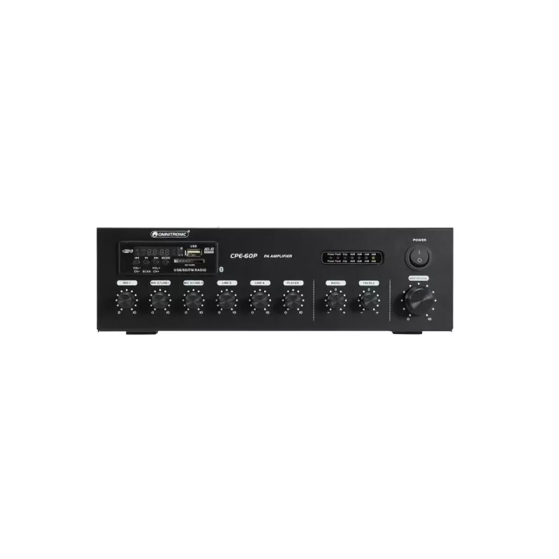 Ενισχυτής Ήχου Omnitronic 80709606 Performance/Σκηνή Μαύρο