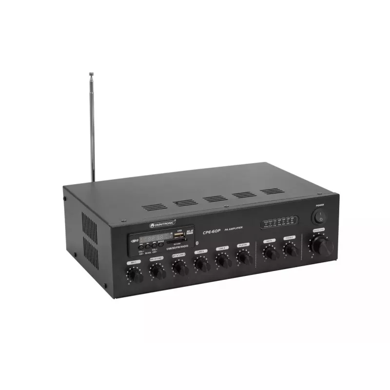 Ενισχυτής Ήχου Omnitronic 80709606 Performance/Σκηνή Μαύρο