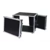 Flightcase Roadinger 30107260 MDF Μαύρο Ασημί 9,7 kg