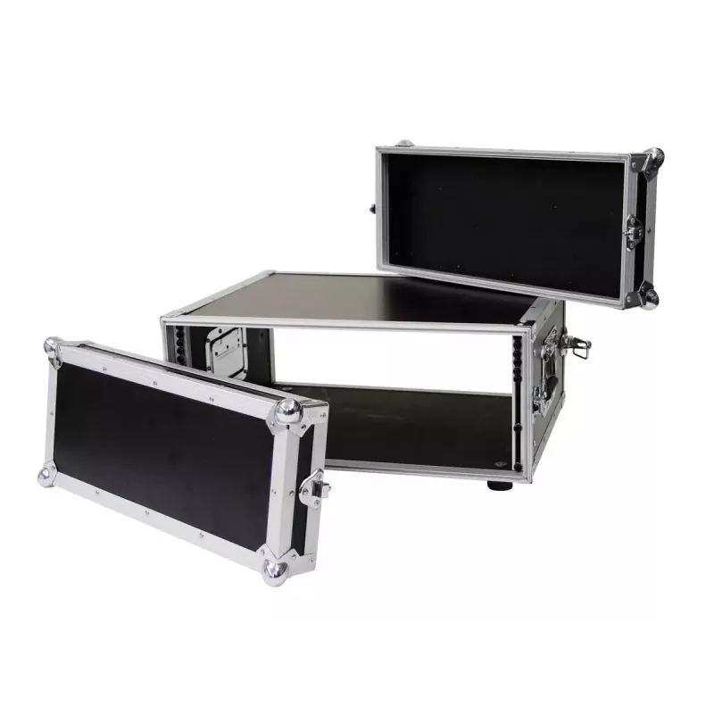 Flightcase Roadinger 30107220 MDF Μαύρο Ασημί 6,8 kg
