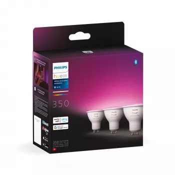 Philips Hue White and colour ambience GU10 – έξυπνο Spot – (συσκευασία 3 τεμ.)