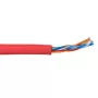 Καλώδιο patch ACT CAT5E U/UTP λεπτόκλωνο Κόκκινο 305 m