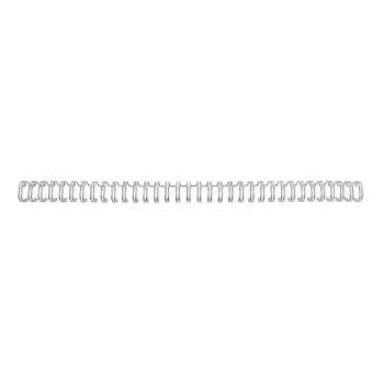 GBC WireBind ράχη βιβλιοδεσίας 3:1 NO6 9,5 mm A4, ασημί, 3 φύλλα, μέταλλο, A4, 9,5 mm, 316 mm