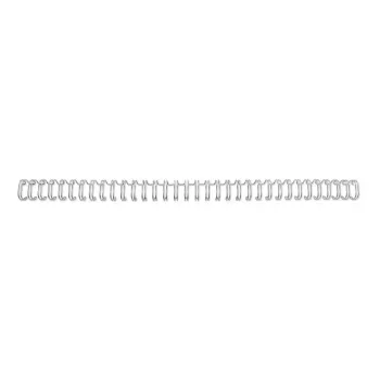 GBC WireBind ράχη βιβλιοδεσίας 3:1 NO8 12,5 mm A4, ασημί, 3 φύλλα, μέταλλο, A4, 1,25 cm, 280 mm