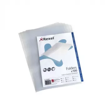 Rexel Embossed Ντοσιέ L A4 διαφανές (100), 210 x 297 mm (A4), διαφανές, πολυπροπυλένιο (PP), 221 mm, 312 mm, 25 mm