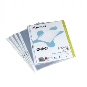 Rexel Premium A5 Θήκες διαφανείς ανοιχτές από πάνω διαφανές (100), διαφανές, 175 mm, 225 mm, 25 mm