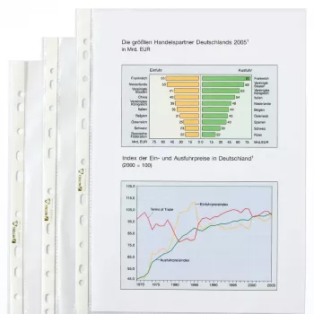 Rexel Θήκη - Economy glossy, Legal, διαφανές, πολυπροπυλένιο (PP), κατακόρυφη, 0,05 mm, 240 mm