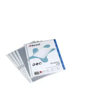 Rexel Crystal Clear A4 Θήκη ανοιχτή από πάνω (50), 210 x 297 mm (A4), διαφανές, πολυπροπυλένιο (PP), κατακόρυφη, 50 τεμ.