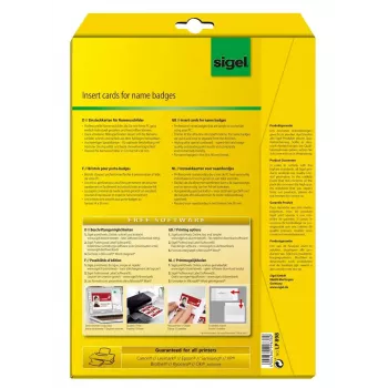 Ετικέτα χωρίς κόλλα Sigel LP898 100 τεμ.