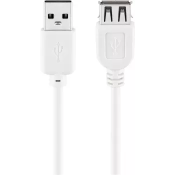Καλώδιο επέκτασης USB Goobay 96197 0,6 m Λευκό