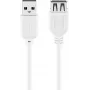 Καλώδιο επέκτασης USB Goobay 96197 0,6 m Λευκό