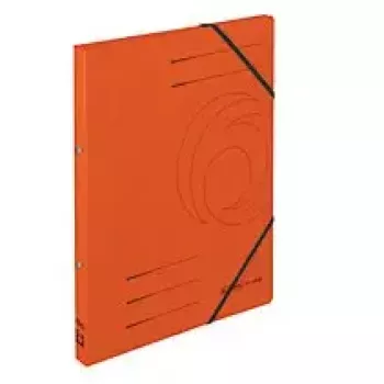 Ντοσιέ με κρίκους Herlitz 11255478 πορτοκαλί χαρτόνι στρογγυλός κρίκος