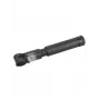 Fischer 85579 Μίνι τρόμπα ποδηλάτου με ένδειξη πίεσης, Μαύρη