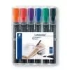 Μαρκαδόρος μόνιμος Staedtler Lumocolor 352 Bullet Tip 6 τεμ.