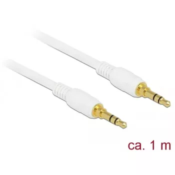 Καλώδιο ήχου DeLOCK 85548 1m 3,5mm λευκό