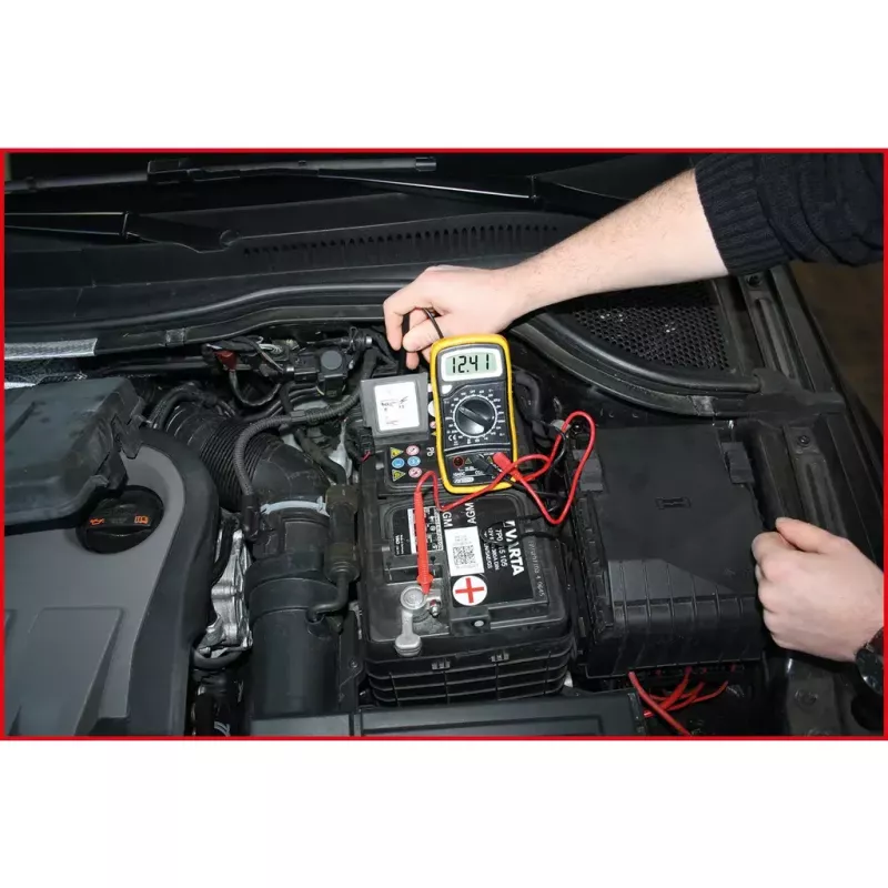 Ψηφιακό πολύμετρο KS Tools 150.1495 οθόνη LCD 3,5 ψηφία