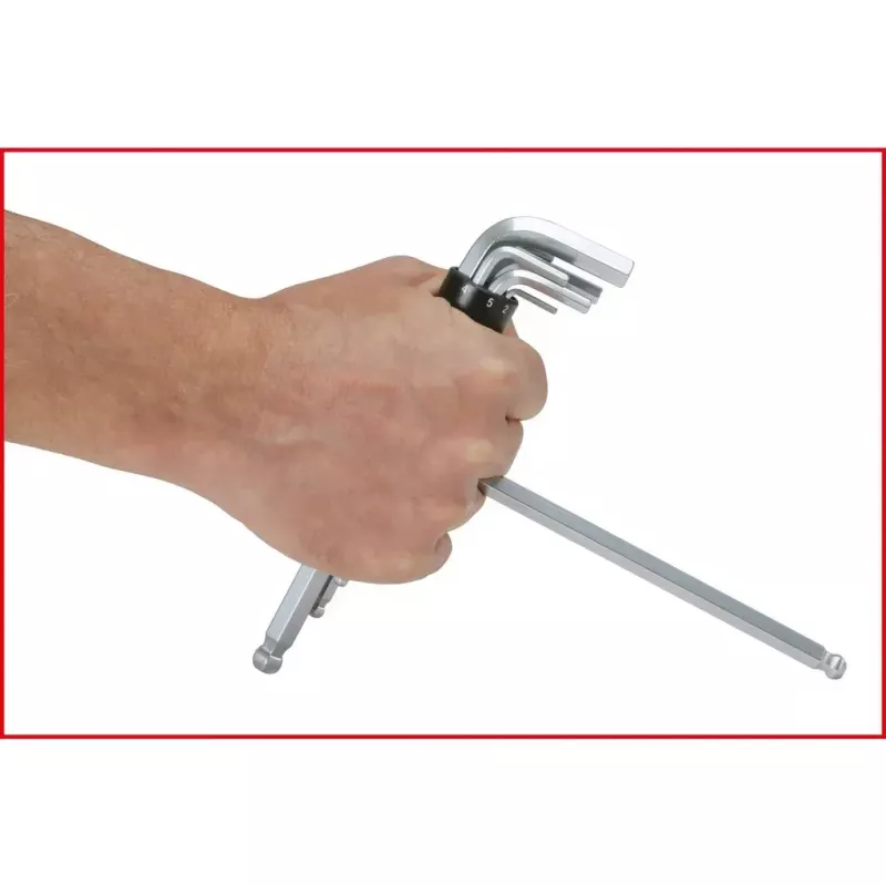 Σετ κλειδιών Allen σε σχήμα L KS Tools 151.2100 μετρικό 8 τεμ.