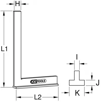 Γωνία KS Tools 300.0271 βάρος 260 g