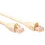 ACT ιβουάρ 15 μέτρα U/UTP CAT5E καλώδιο patch, snagless, με βύσματα RJ45