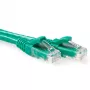ACT Πράσινο καλώδιο patch U/UTP CAT6 1 μέτρου snagless με βύσματα RJ45