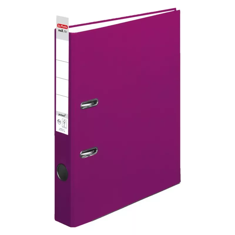 Herlitz maX.file ντοσιέ με κρίκους A4 μωβ πολυπροπυλένιο FSC