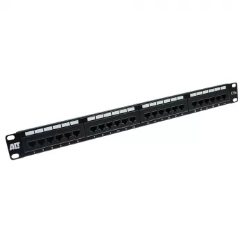 Patch Panel 24-Ports αθωράκιστο CAT5E ACT PP1001