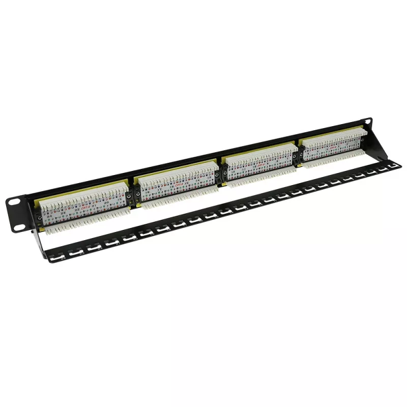 ACT Patchpanel CAT 6 UTP 24-Ports με μπάρα διαχείρισης καλωδίων