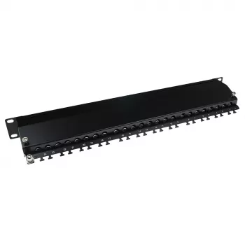 ACT Patchpanel 24-Ports θωρακισμένο CAT6A με κάλυμμα CAT6A