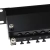 ACT Patchpanel 24-Ports θωρακισμένο CAT6A με κάλυμμα CAT6A