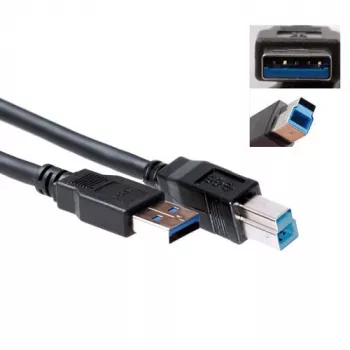 Καλώδιο USB ACT USB 3.2 Gen1 βύσμα αρσενικό A - βύσμα αρσενικό USB B 3,00 m