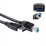 USB 3.0 βύσμα αρσενικό A - βύσμα αρσενικό USB B 5,00 m, ACT, SB0004
