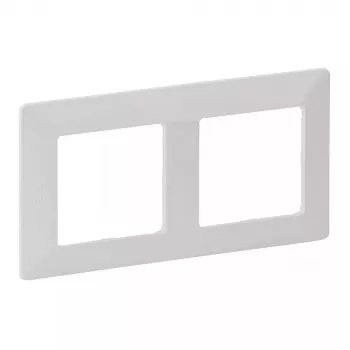 Πλαίσιο τοίχου 2 θέσεων Legrand VLIFE 754002 για δύο μονάδες, ορθογώνια τοποθέτηση