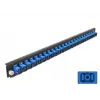 Μπροστινό πάνελ splice box DeLOCK 19 ιντσών 24 Port SC Simplex μπλε