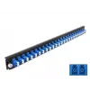 Μπροστινό πάνελ splice box DeLOCK 43357 24 Port LC Duplex μπλε