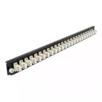 Μπροστινό πάνελ splice box DeLOCK 19 ιντσών 43359 24 Port LC Duplex μπεζ