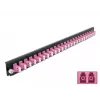 Μπροστινό πάνελ splice box DeLOCK 19 ιντσών 24 Ports LC Duplex μωβ