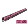 Μπροστινό πάνελ splice box DeLOCK 19 ιντσών 24 Port SC Duplex μωβ
