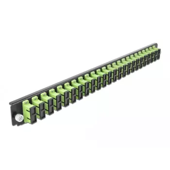 Μπροστινό πάνελ splice box DeLOCK 19 ιντσών 24 Port SC Duplex ανοιχτό πράσινο